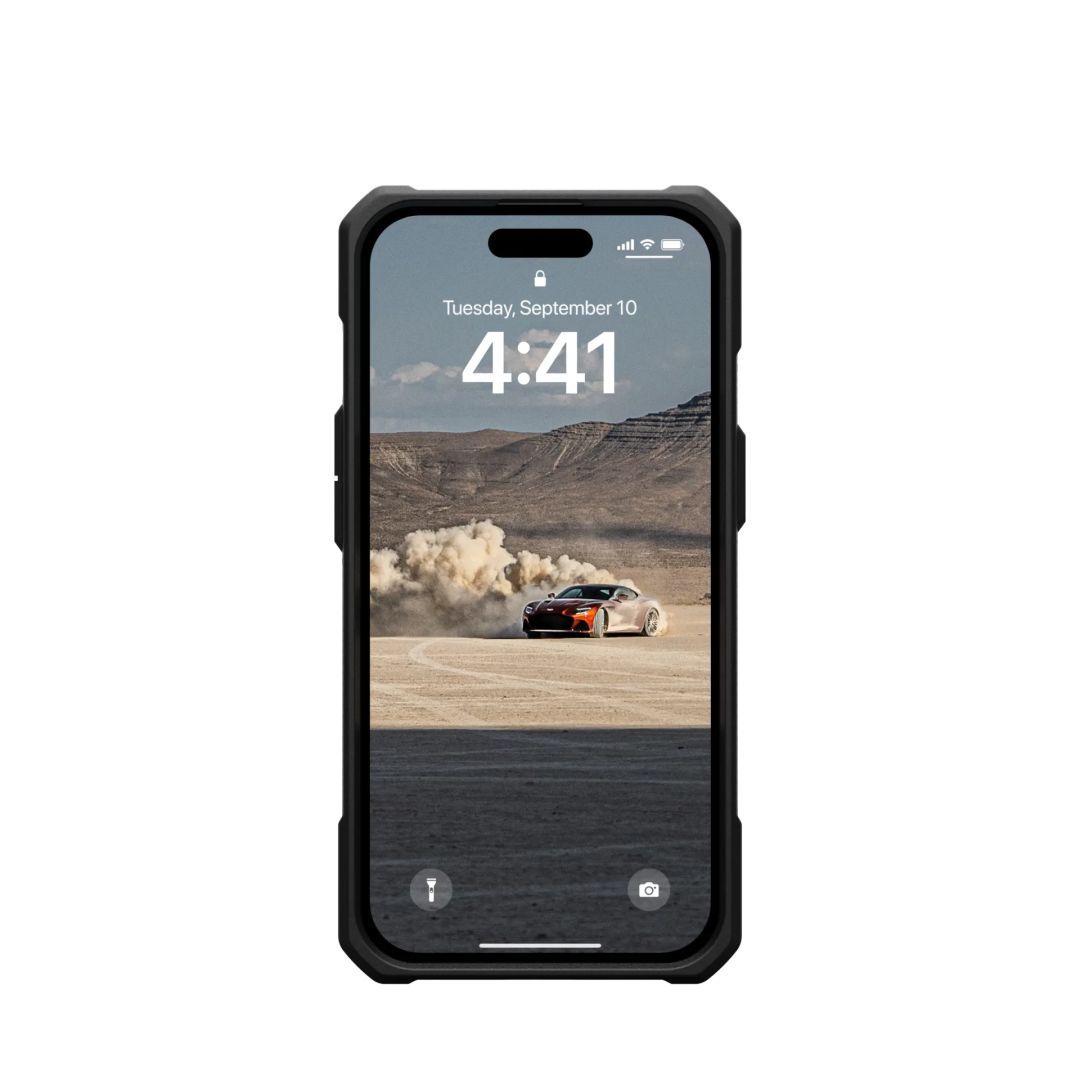 UAG Monarch case for iPhone 15 Kevlar Black