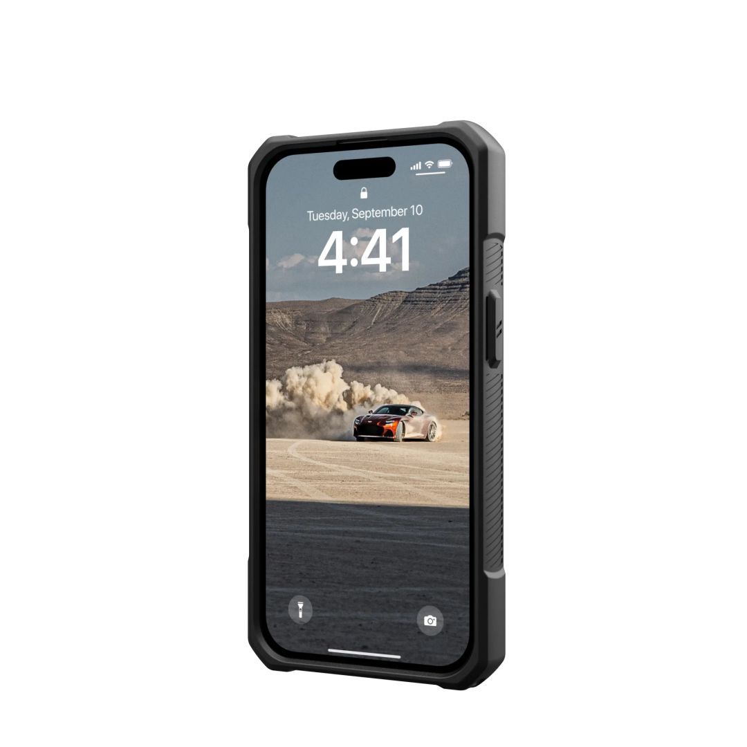 UAG Monarch case for iPhone 15 Kevlar Black