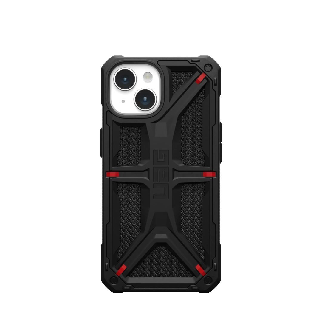 UAG Monarch case for iPhone 15 Kevlar Black