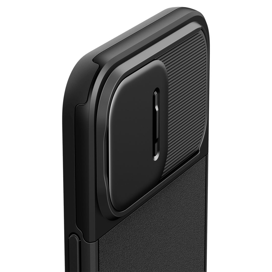 Spigen iPhone 15 Pro Max Case Optik Armor MagSafe (MagFit) Black