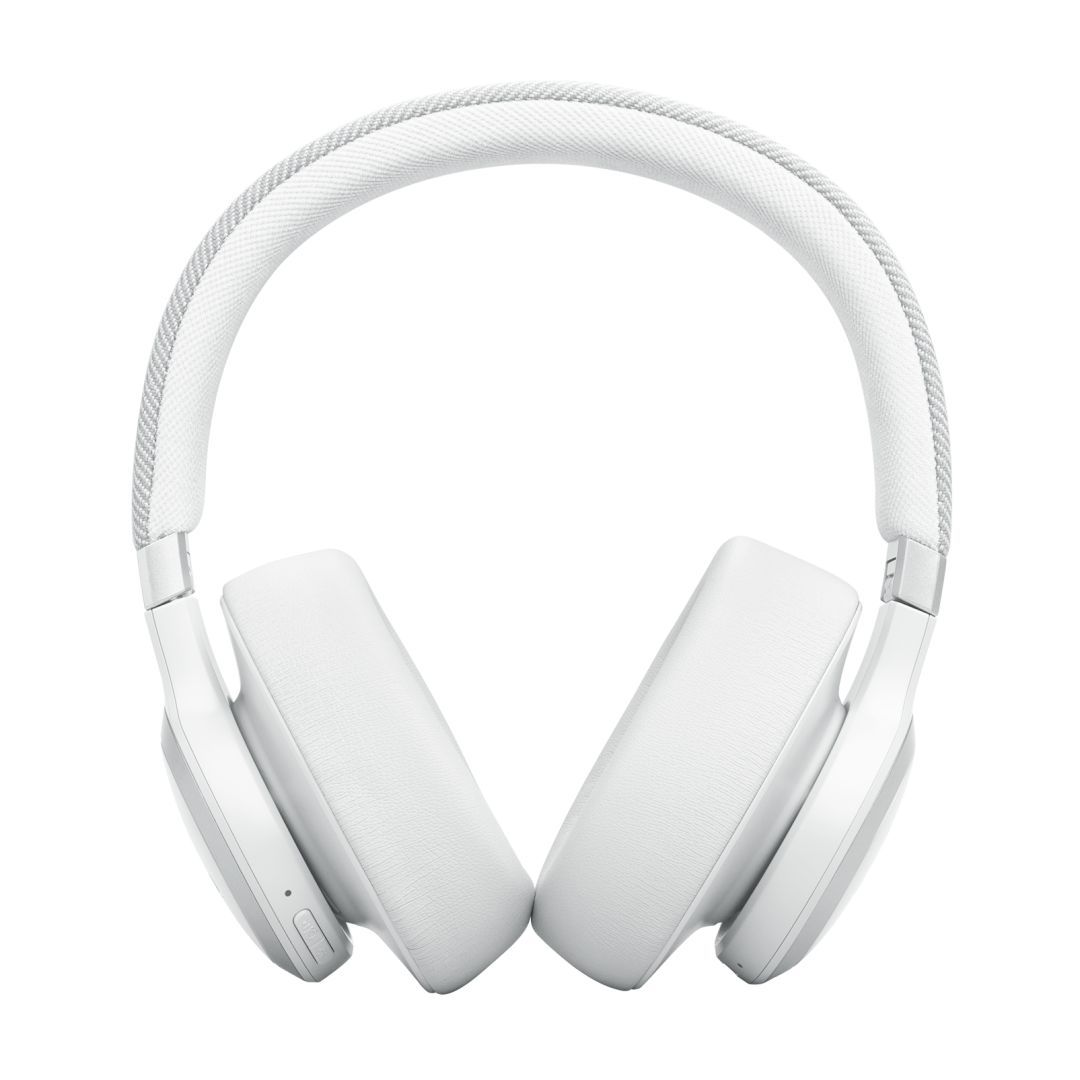 JBL Live 770NC Bluetooth Over-Ear Noise-Cancelling Headset White