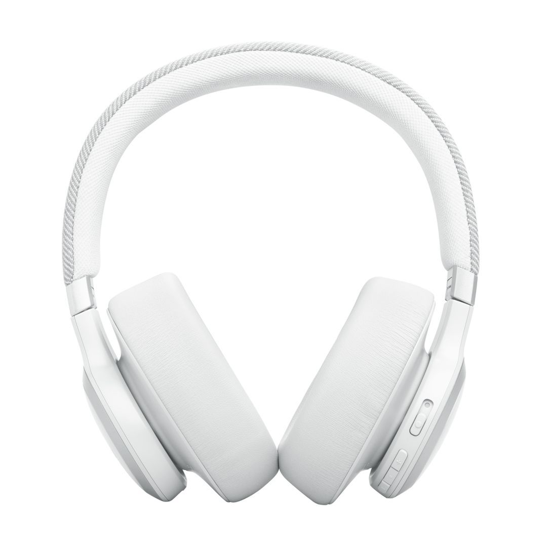 JBL Live 770NC Bluetooth Over-Ear Noise-Cancelling Headset White