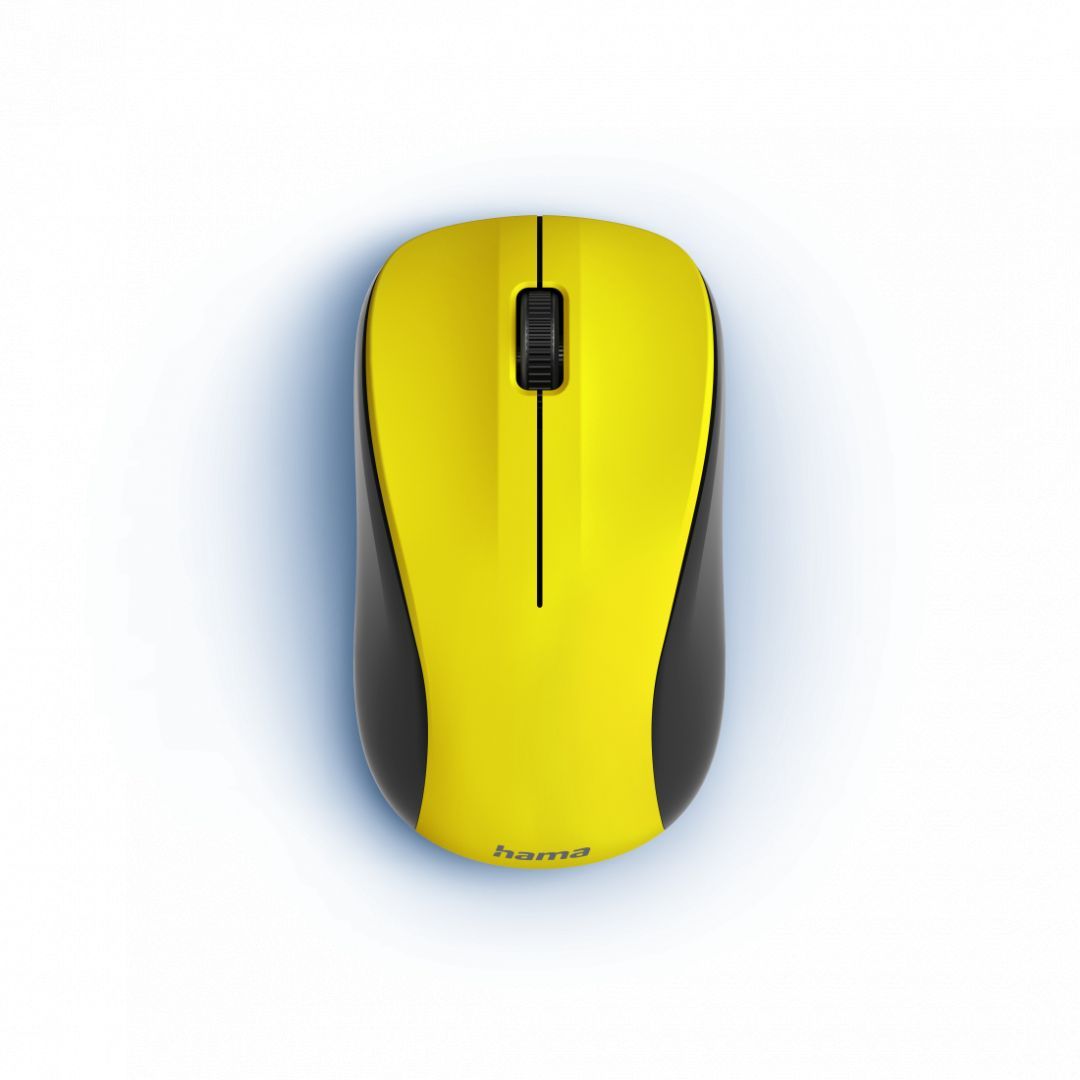 Hama MW-300 V2 Wireless mouse Yellow