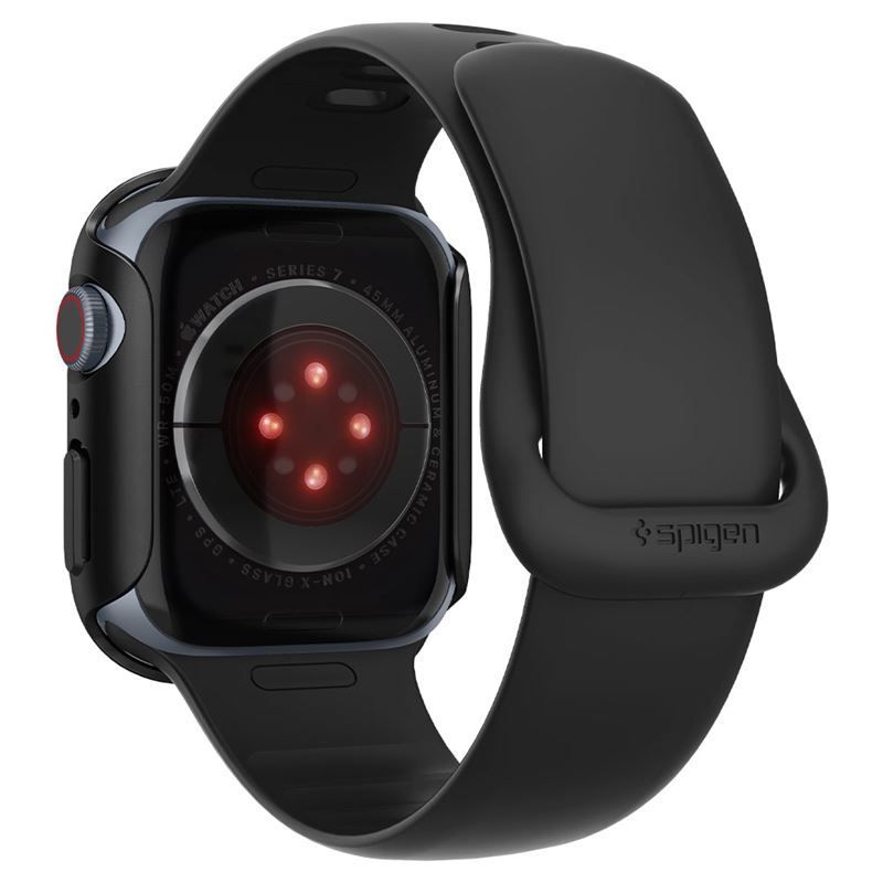 Spigen Thin Fit, black - Apple Watch 8/7 45mm