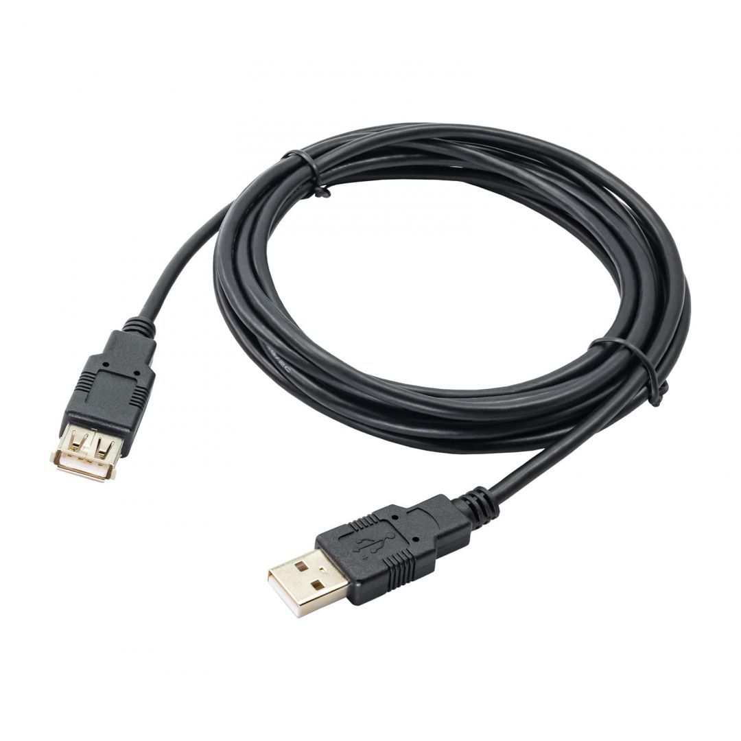 Akyga AK-USB-19 USB AM-AF cable 3m Black