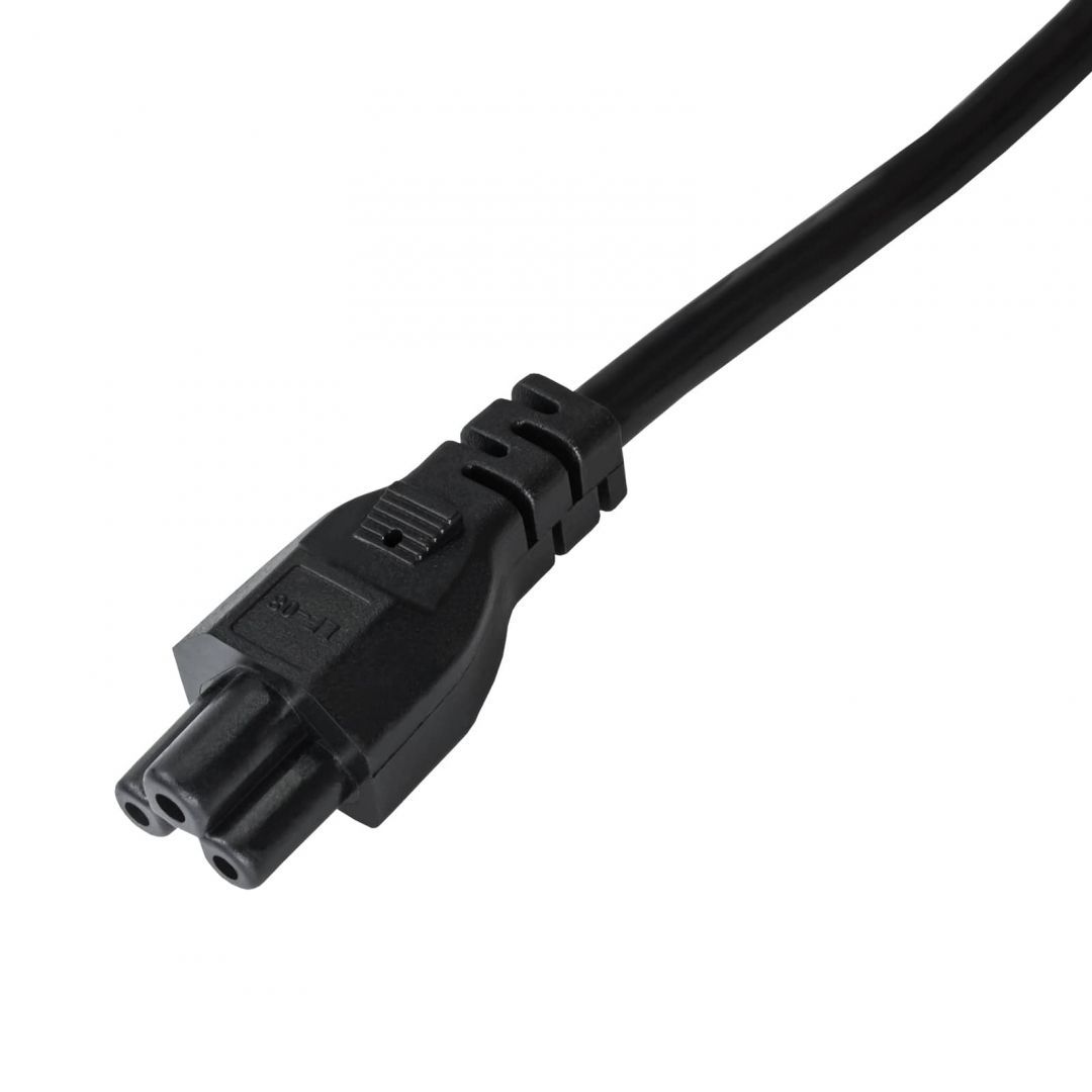 Akyga AK-NB-01A Cloverleaf Power Cable 1,5m Black