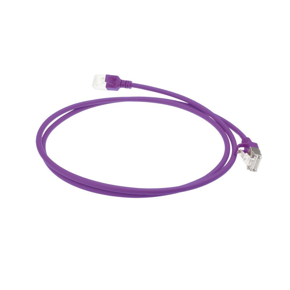 ACT CAT6A U-FTP Patch Cable 3m Purple