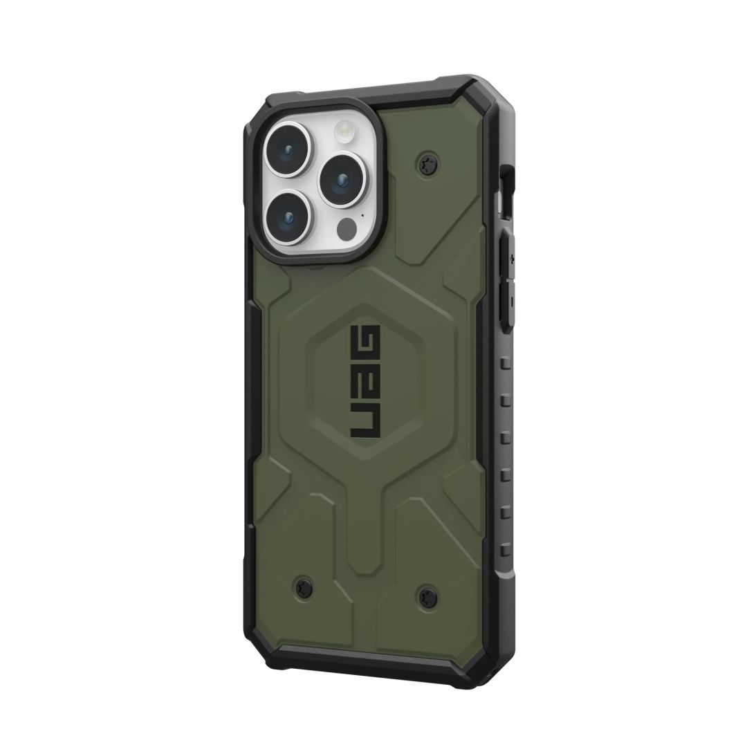 UAG Pathfinder case for MagSafe iPhone 15 Pro Max Olive Drab