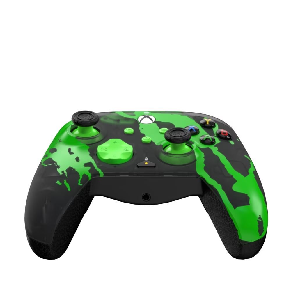 PDP Rematch Glow Adevanced Jolt USB Gampead Green Glow in the Dark