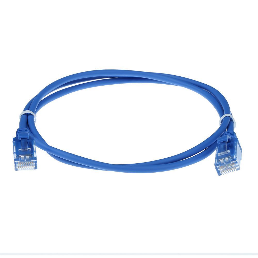 ACT CAT6A U-UTP Patch Cable 10m Blue