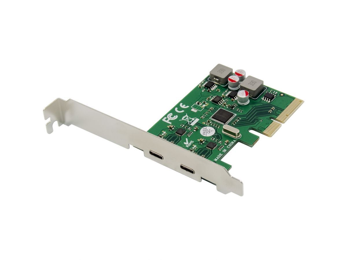 Conceptronic EMRICK08G 2-Port USB 3.2 Gen 2 Type-C PCIe Card