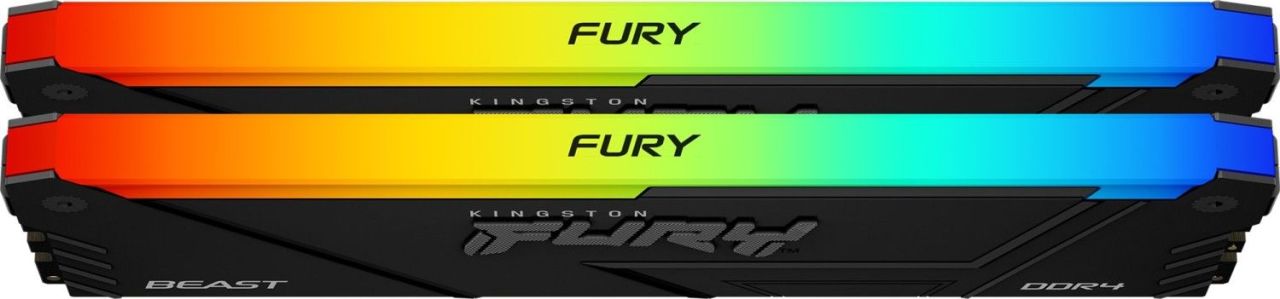 Kingston 16GB DDR4 3200MHz Kit(2x8GB) Fury Beast RGB Black