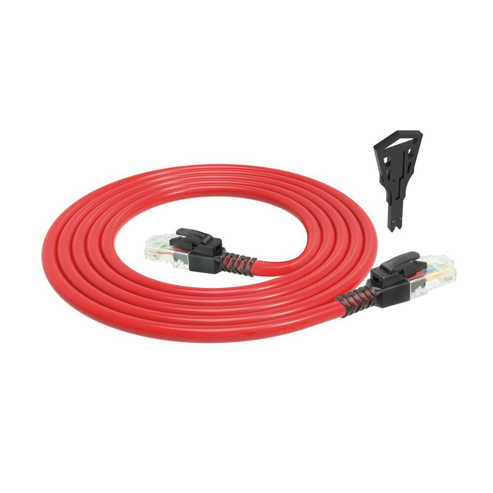 ACT CAT6A U-UTP Patch Cable 1m Red