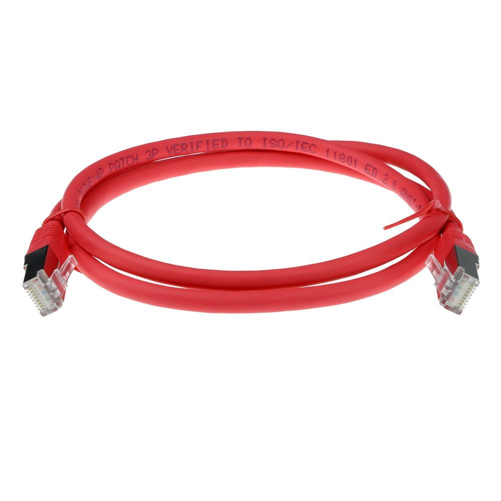 ACT CAT5e F-UTP Patch Cable 1m Red