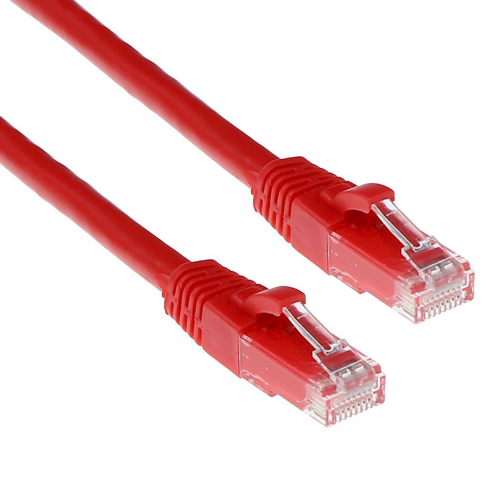 ACT CAT6 U-UTP Patch Cable 0,5m Red