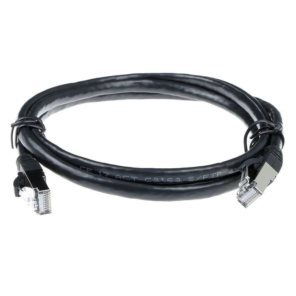 ACT CAT6A S-FTP Patch Cable 5m Black