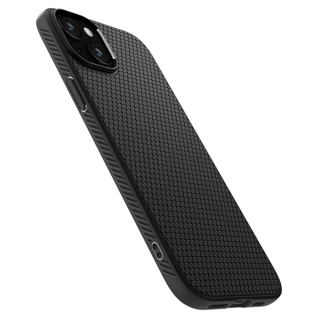 Spigen iPhone 15 Case Liquid Air Matte Black