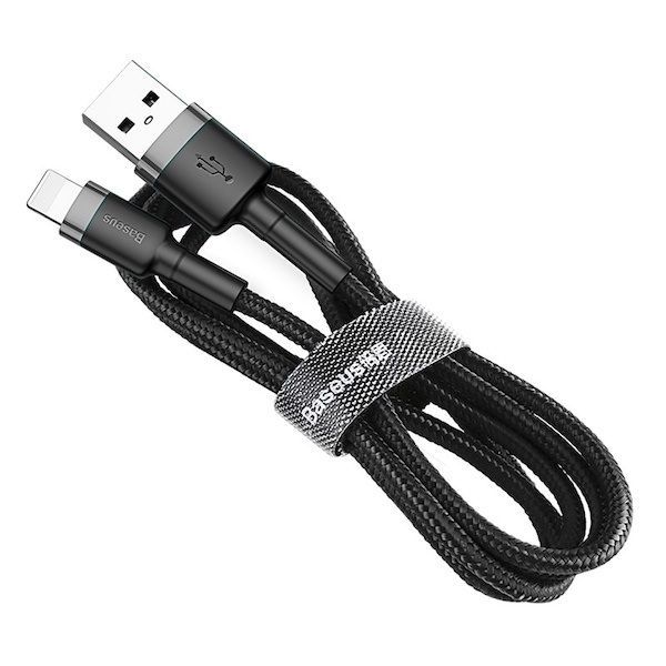 Baseus Cafule lightning Cable 2,4A 1m Black