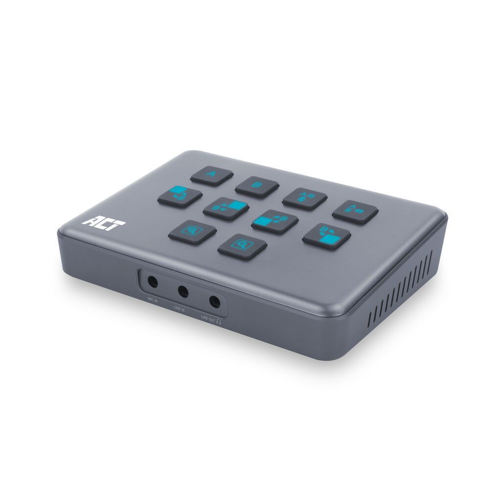 ACT AC7610 Dual HDMI input USB-C Video Switcher for capturing and live streaming ACT AC7610 Dual HDMI input USB-C Video Switcher for capturing and live streaming