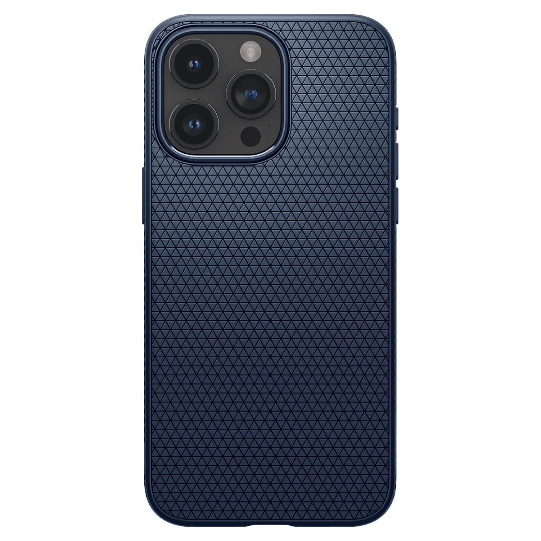 Spigen iPhone 15 Pro Max Case Liquid Air Navy Blue