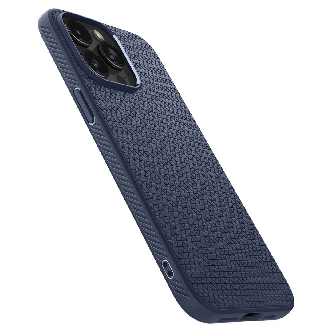 Spigen iPhone 15 Pro Max Case Liquid Air Navy Blue