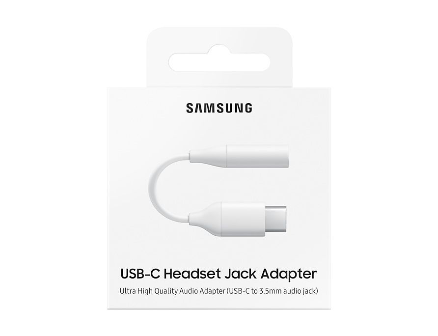 Samsung USB-C Headset Jack adapter White