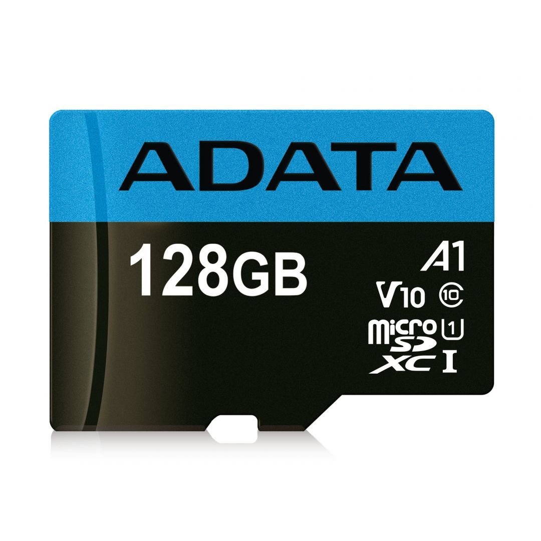 A-Data 128GB microSDXC Premier Class 10 UHS-I V10 A1 + adapterrel