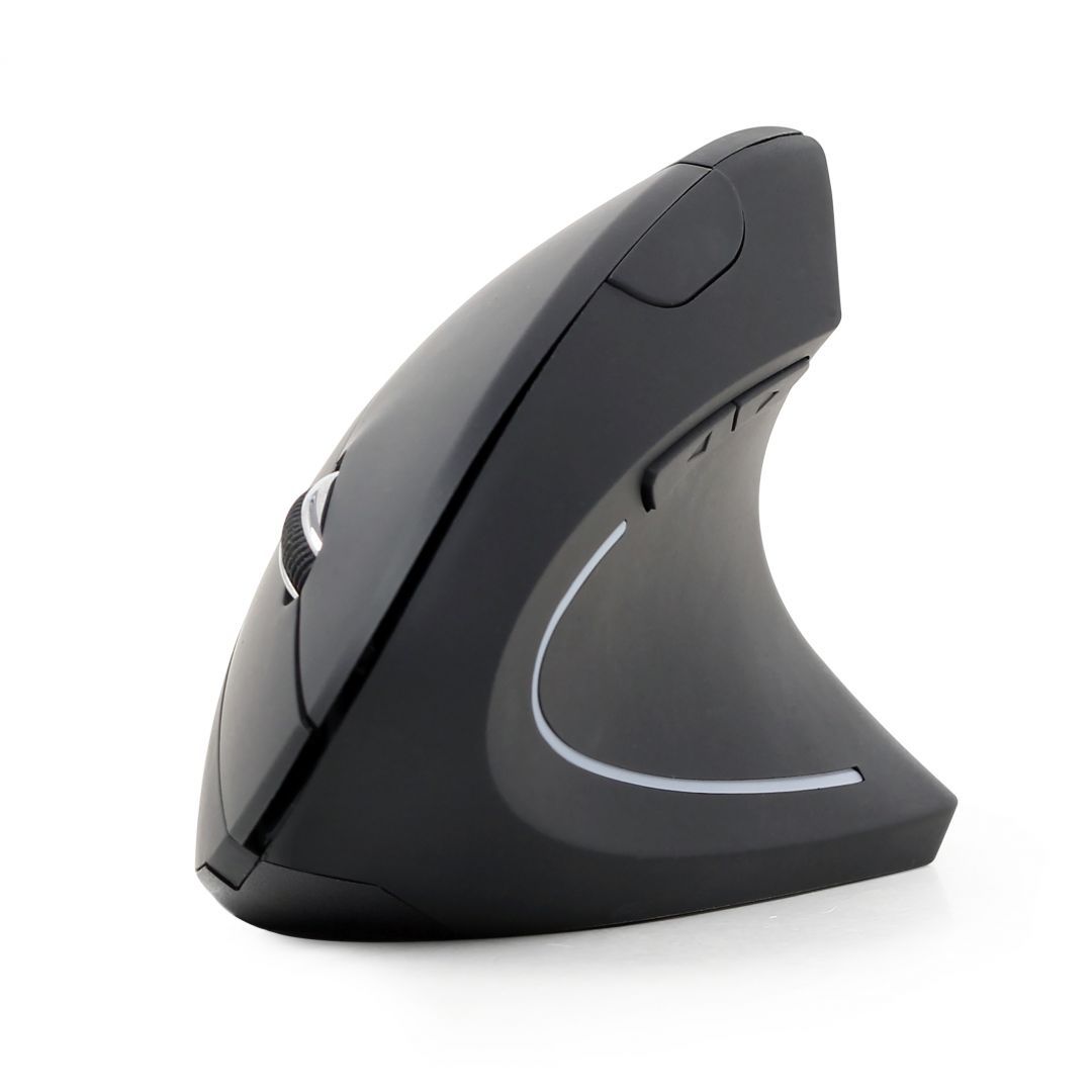 Gembird MUSW-ERGO-01 Ergonomic wireless mouse Black