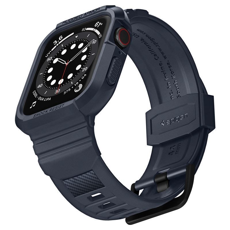 Spigen Rugged Armor Pro, gray - Apple Watch 8/7 (45mm)/SE 2022/6/SE/5/4 (44mm)