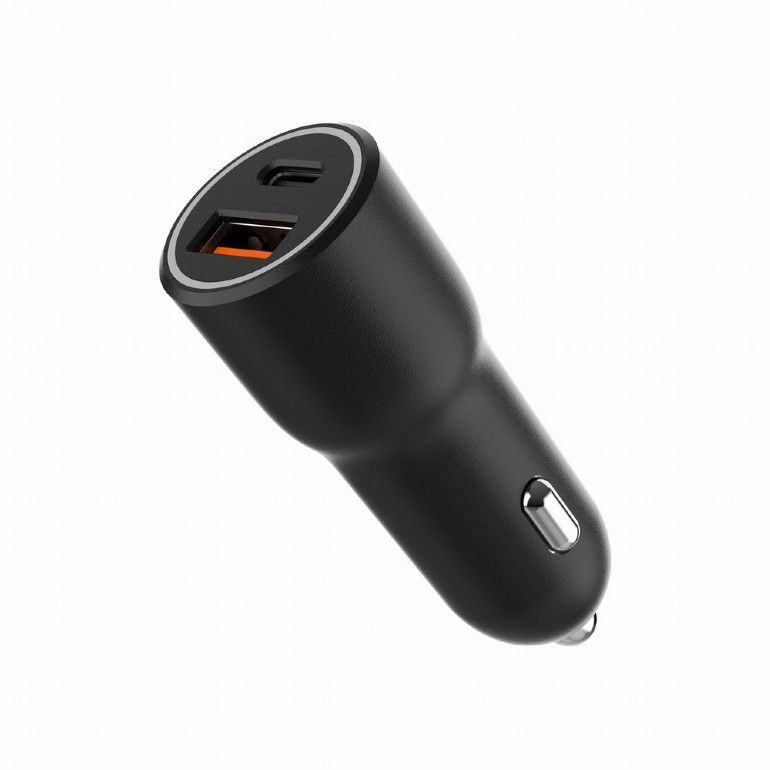 Gembird 2-Port USB Car Fast Charger Black