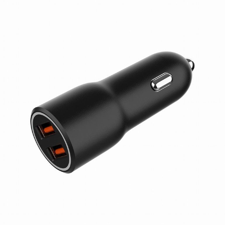 Gembird 2-port USB Car Fast Charger Black