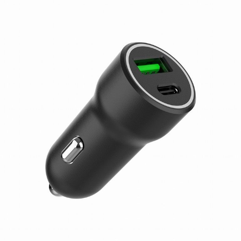 Gembird 2-Port USB Car Fast Charger Black