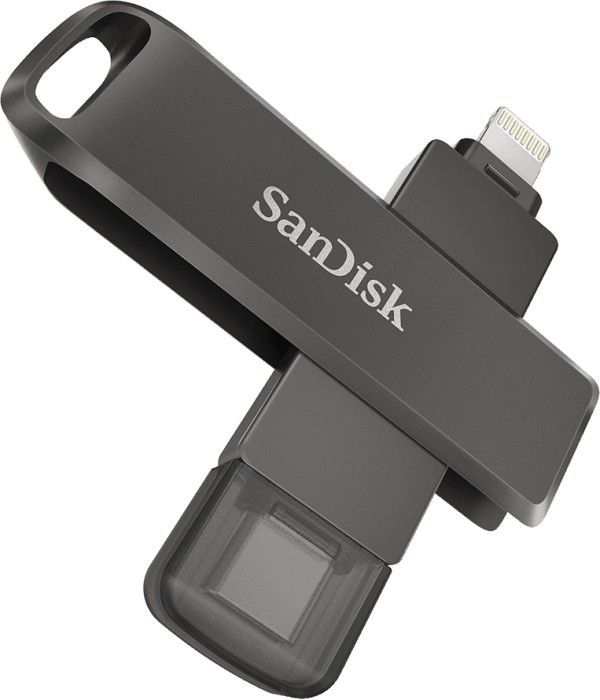 Sandisk 64GB USB3.1 Type-C/Lightning iXpand Luxe Black