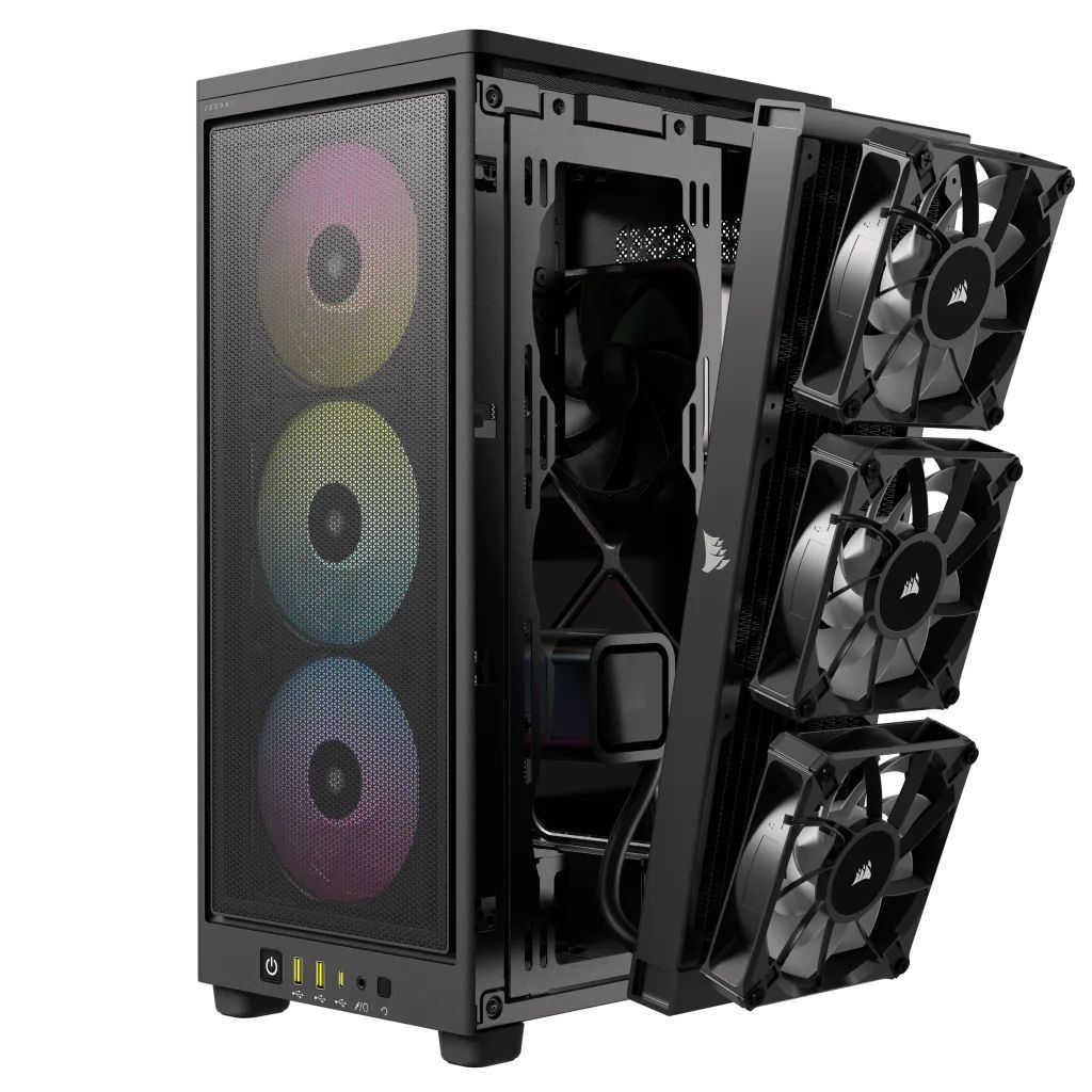 Corsair 2000D RGB Airflow Tempered Glass Black