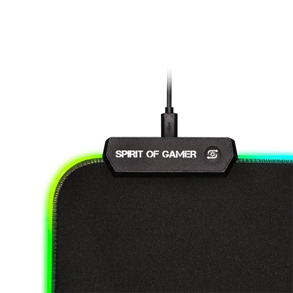 Spirit Of Gamer RGB Medium Egérpad Black