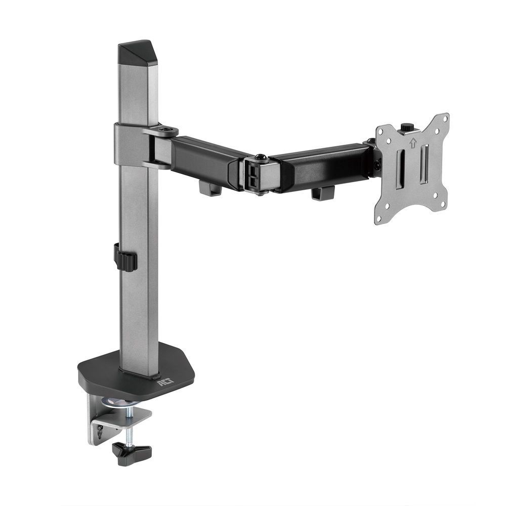 ACT AC8335 Single Monitor Arm Office 17"-32" Silver