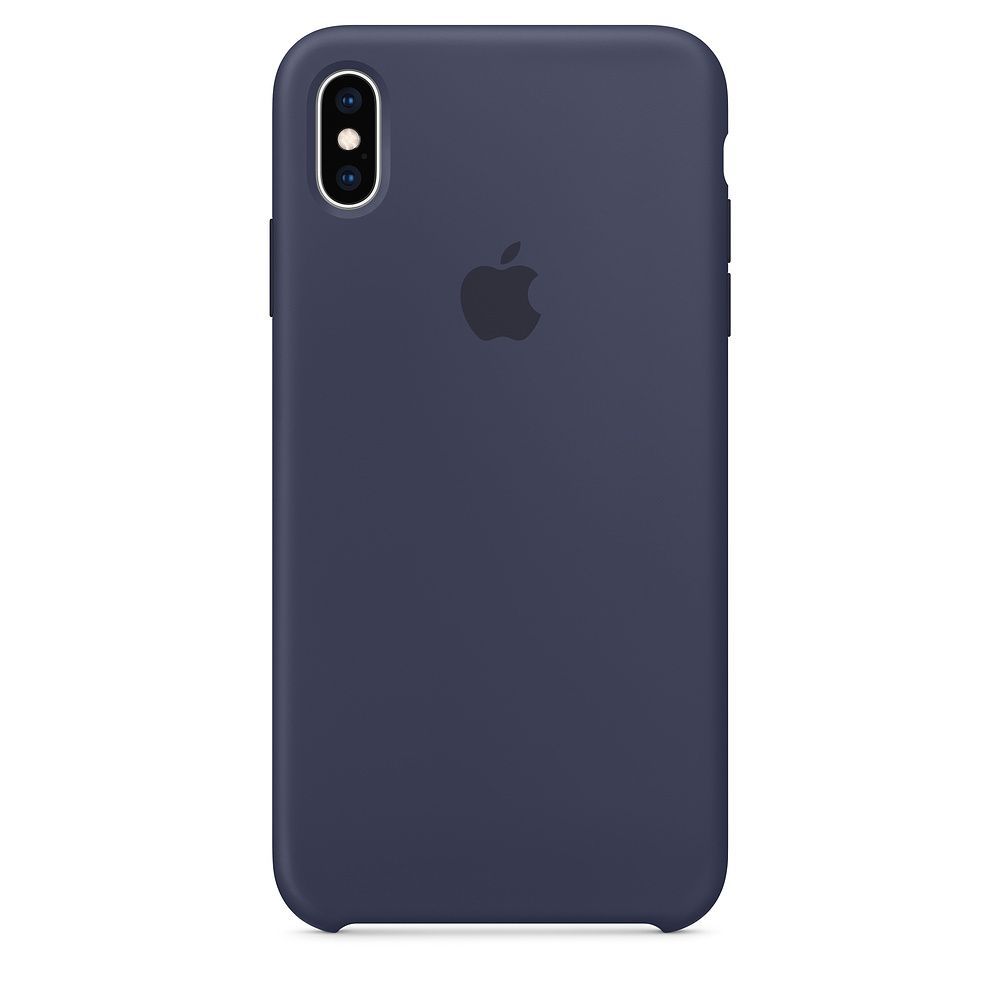 Apple iPhone XS Max Silicone case Midnight Blue