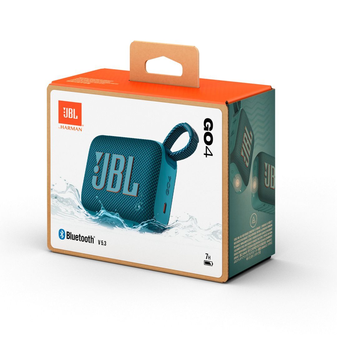 JBL Go 4 Ultra-Portable Bluetooth Speaker Blue