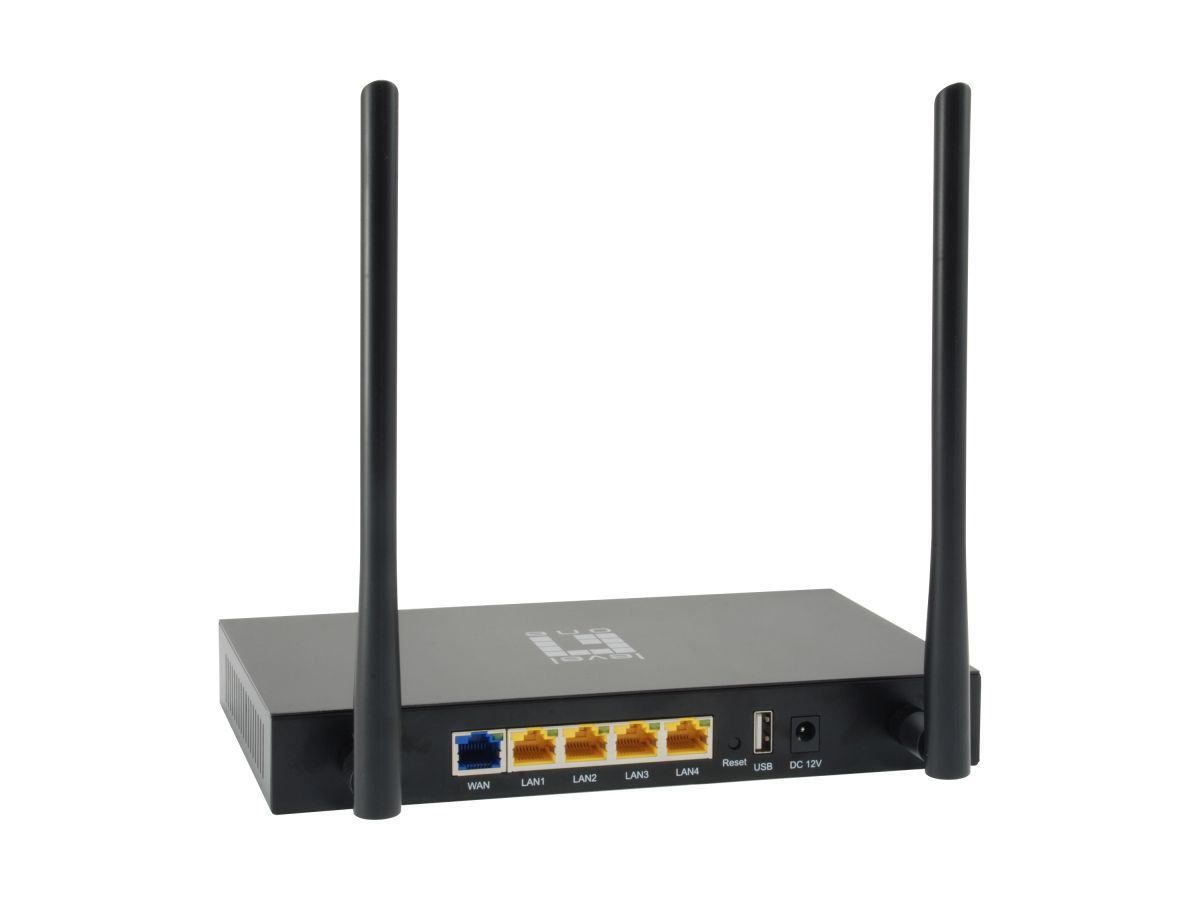 LevelOne WAP-6117 N300 PoE Wireless Access Point Black