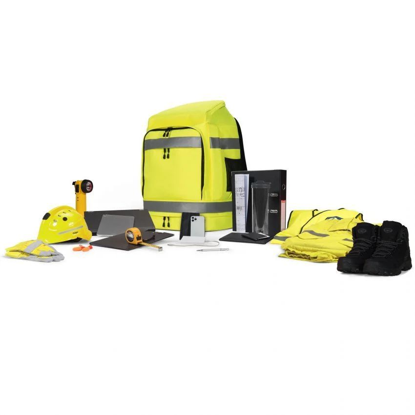 Dicota Backpack Hi-Vis 65 litres Yellow