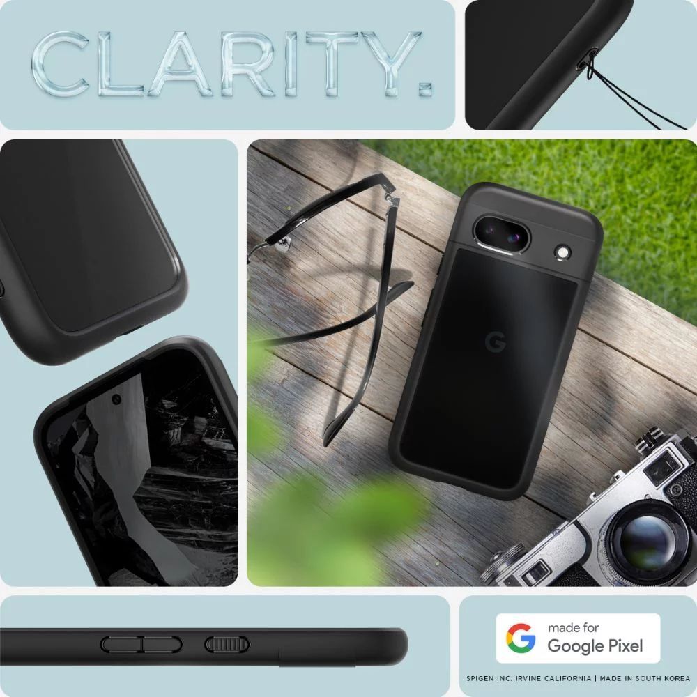 Spigen Ultra Hybrid for Google Pixel 8a Matte Black