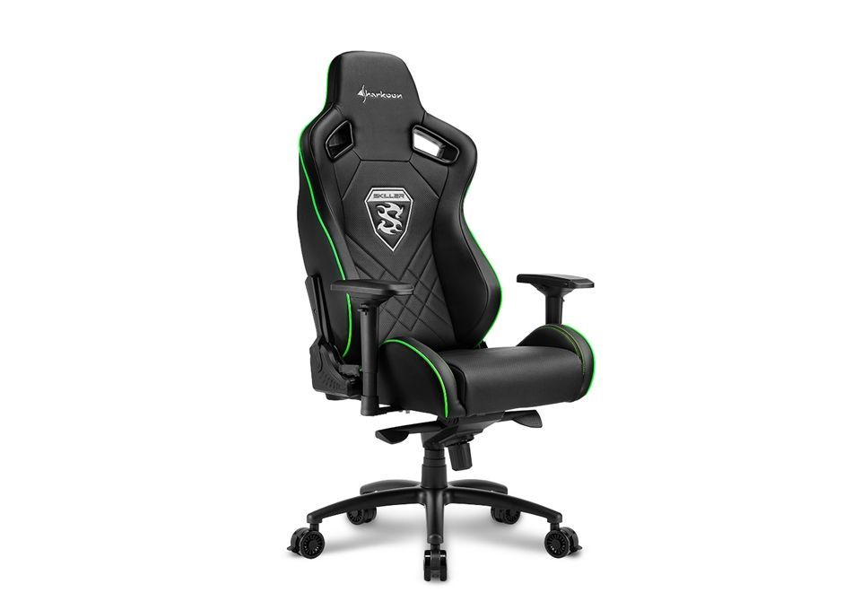 Sharkoon Skiller SGS4 Gaming Chair Black/Green