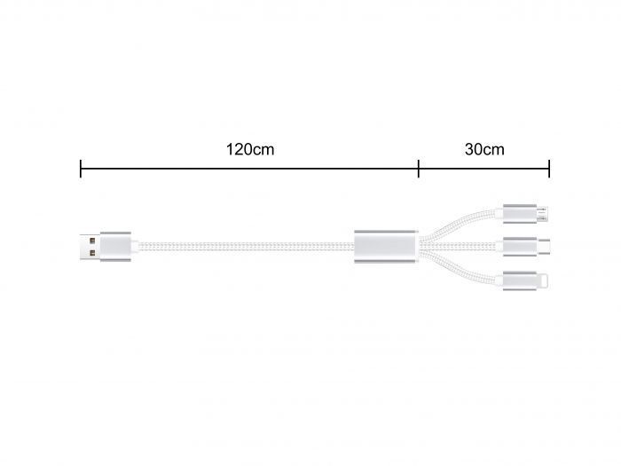 Conceptronic 2-Port 33W USB Charger White