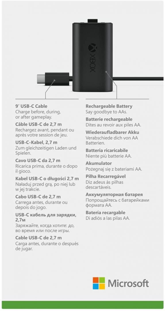 Microsoft Xbox Series Play & Charge Black