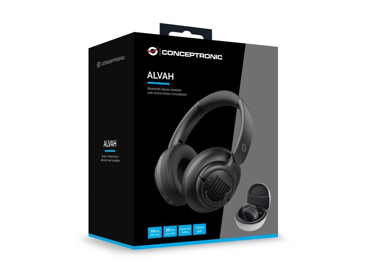 Conceptronic ALVAH02B Bluetooth Headset Black