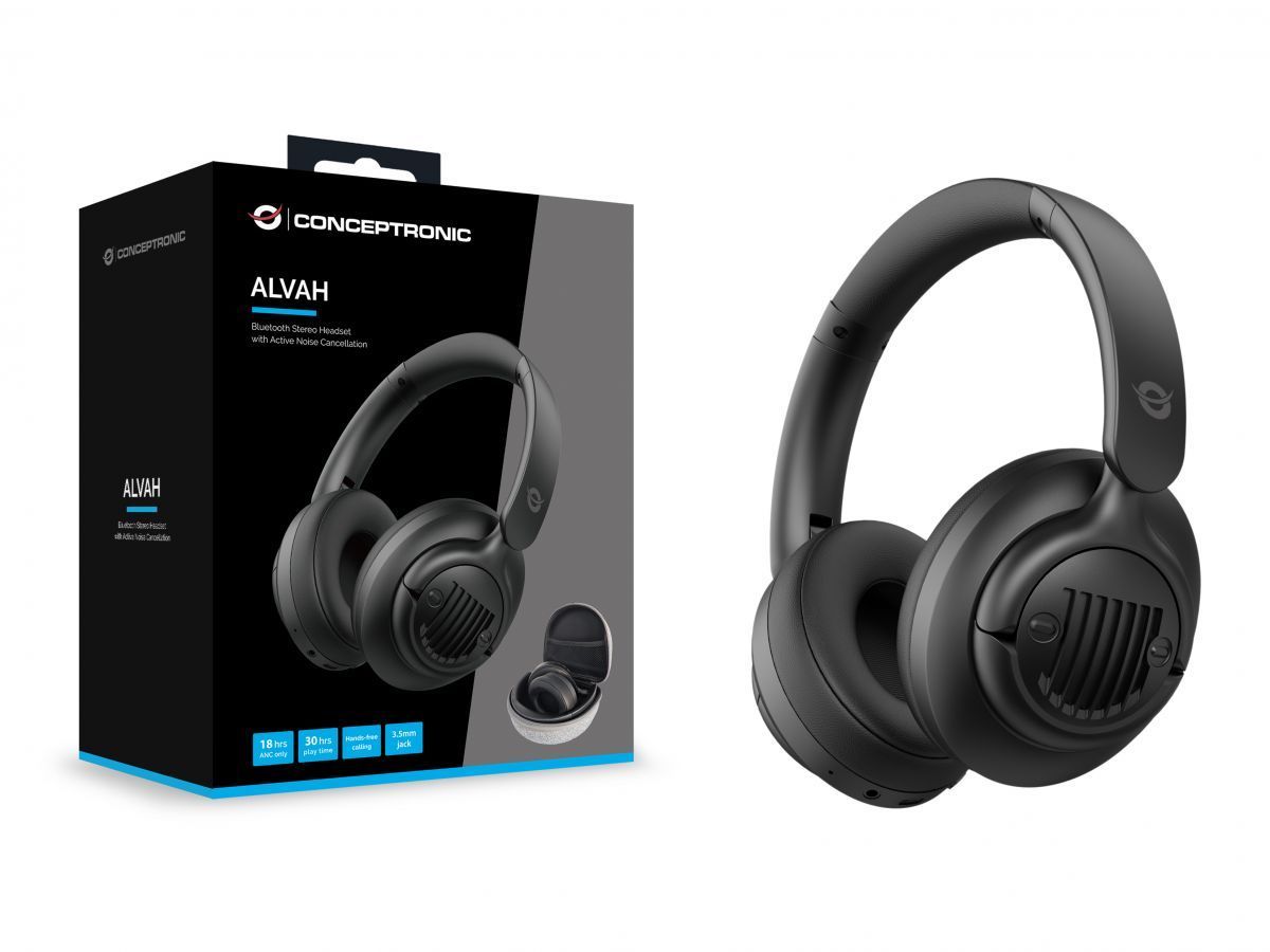 Conceptronic ALVAH02B Bluetooth Headset Black