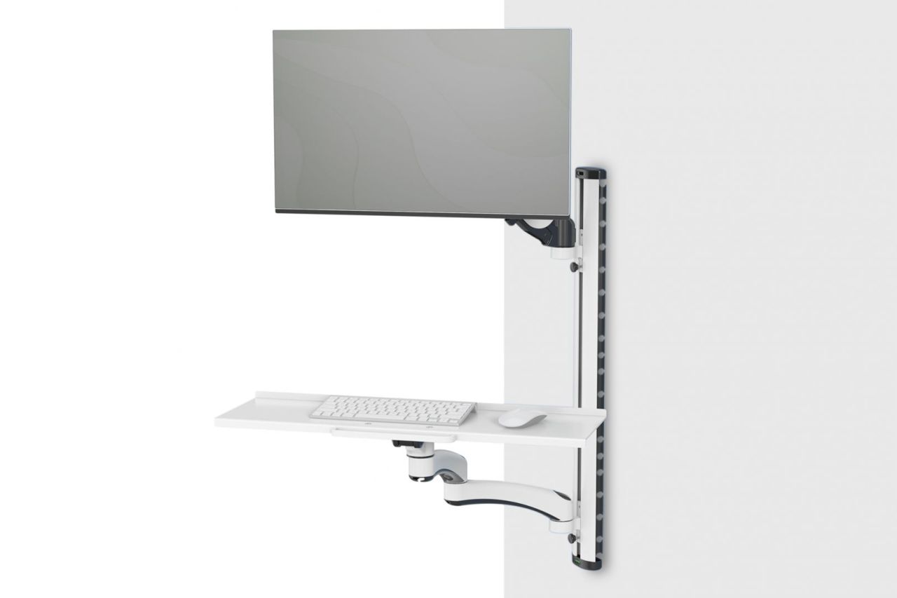 Digitus DA-90451 Workstation (monitor, keyboard, mouse) Wall Mount 32" White/Black