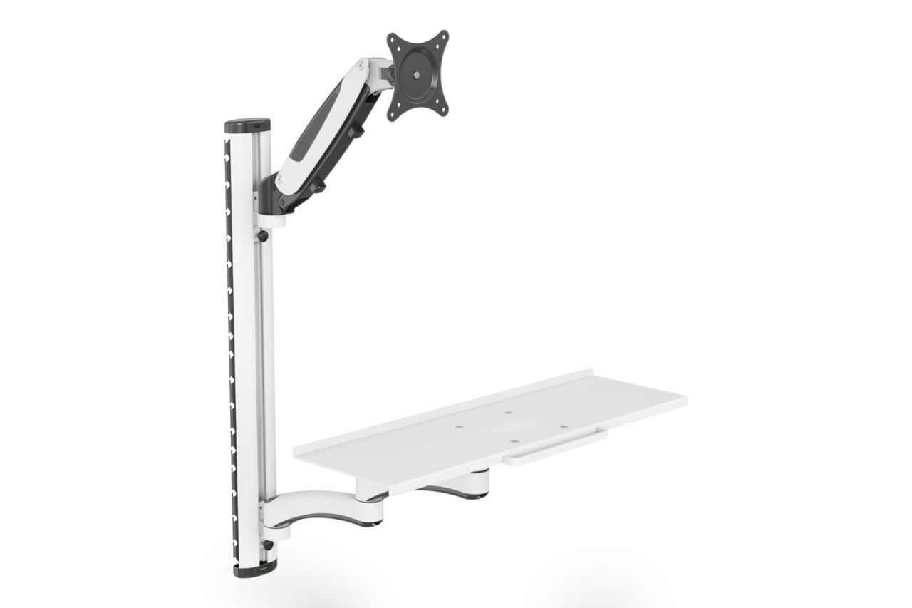 Digitus DA-90451 Workstation (monitor, keyboard, mouse) Wall Mount 32" White/Black