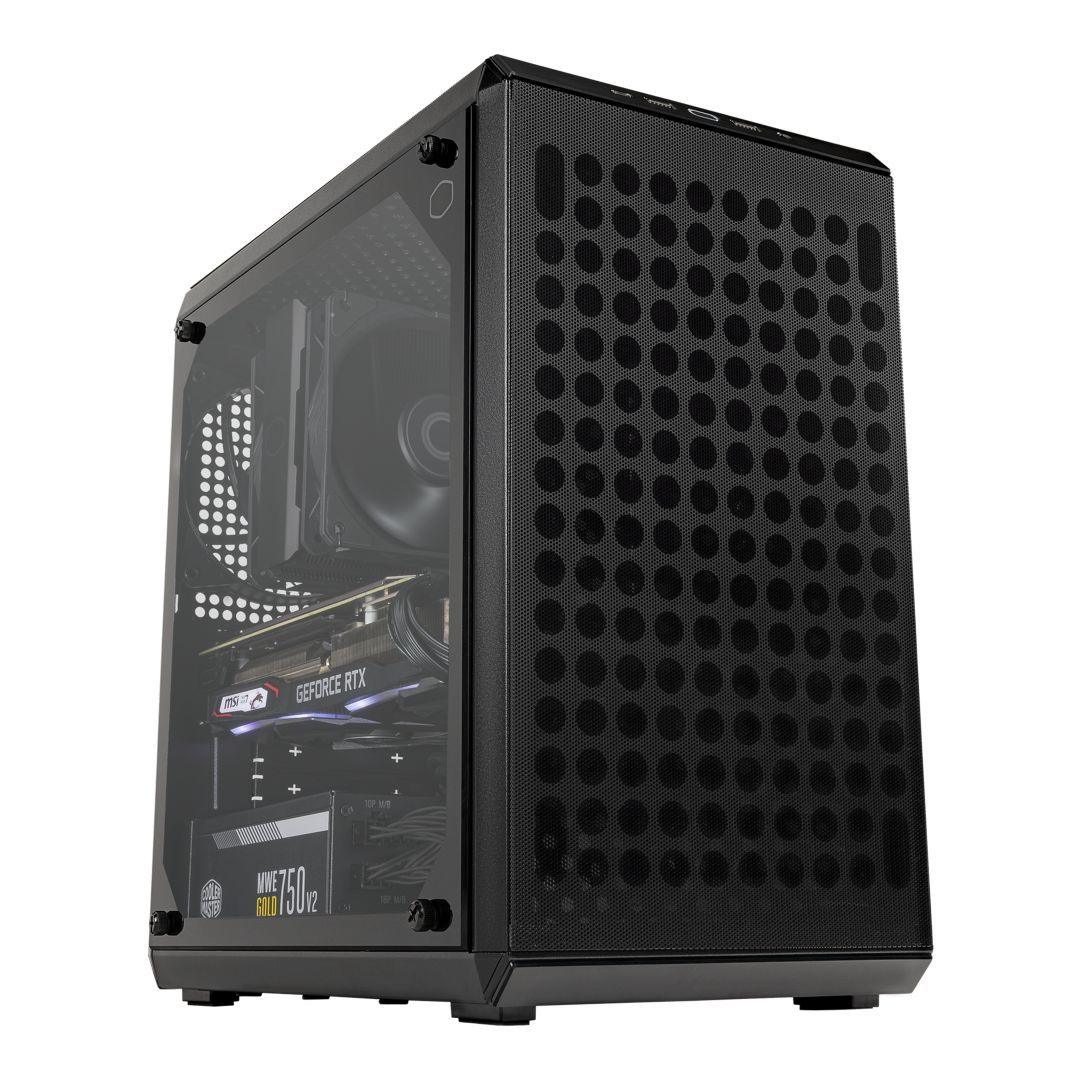 Cooler Master MasterBox Q300L V2 Tempered Glass Black