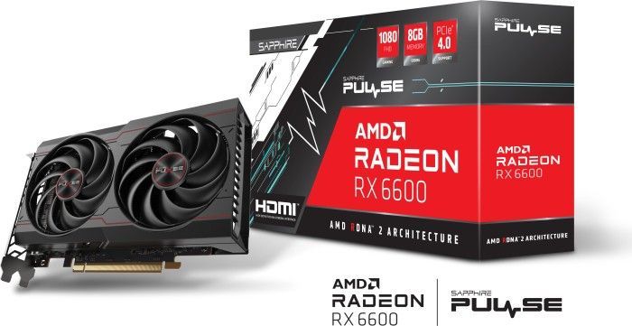 Sapphire Radeon RX6600 8GB DDR6 Pulse